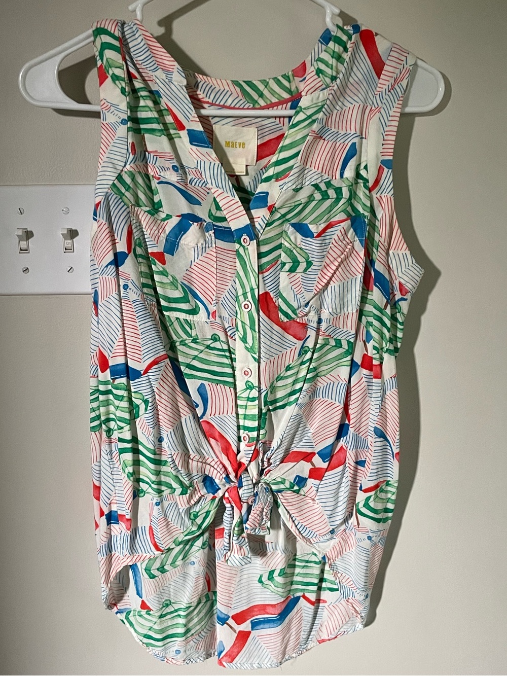 Anthropologie Maeve Umbrella Top